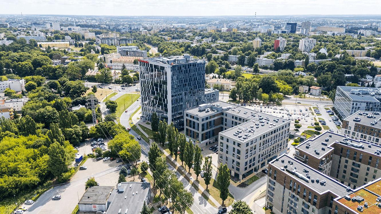 Deweloper Centrum Zana - Studio Residence II - widok z lotu ptaka